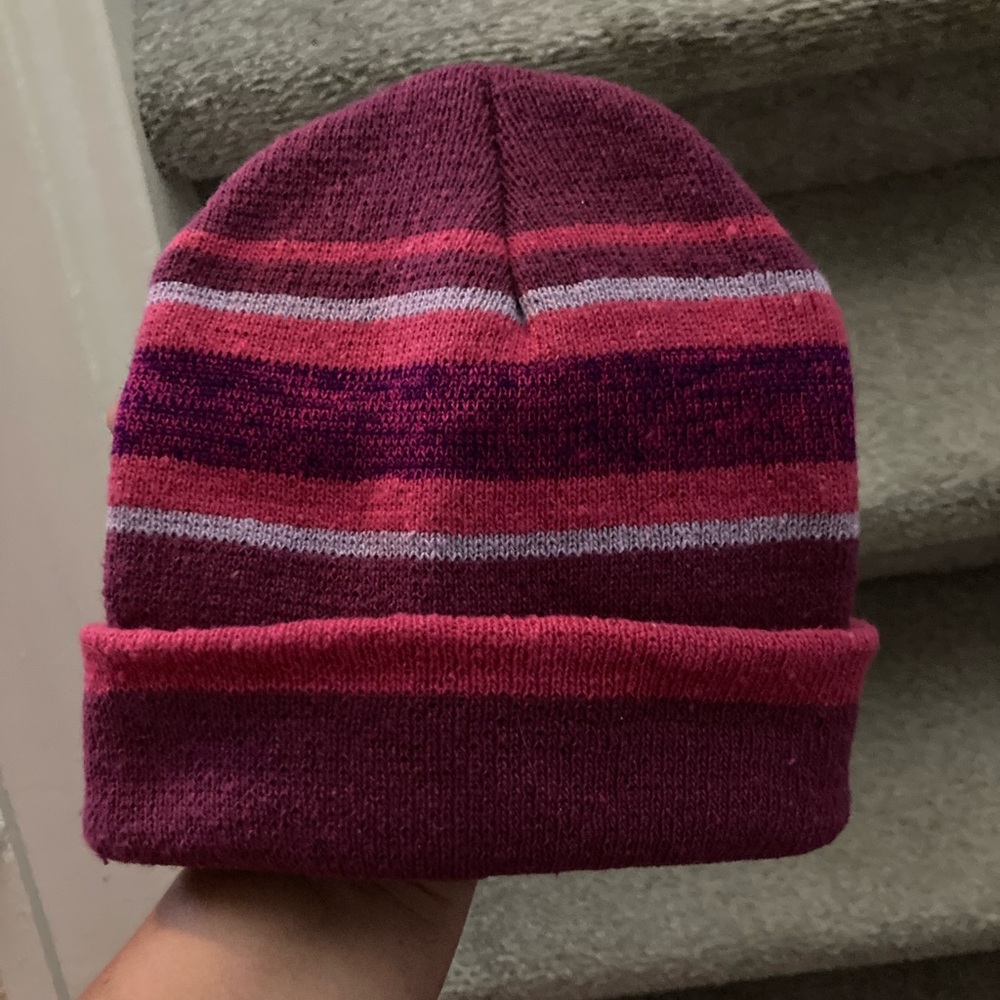 Striped Knit Beanie